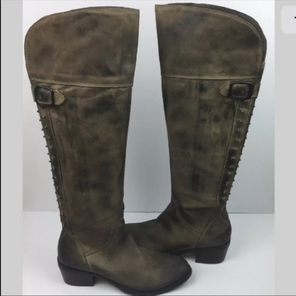Vince camuto over the knee studded boots